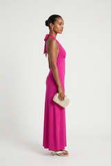 Aria Halter Maxi Dress