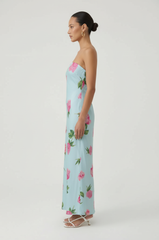 Leighton Strapless Satin Dress