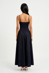 Poppy Drop Waist Maxi Dress