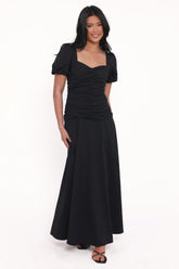 Denver Midi Dress - Black