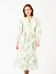 Mary Square Riley Lacecap Dress