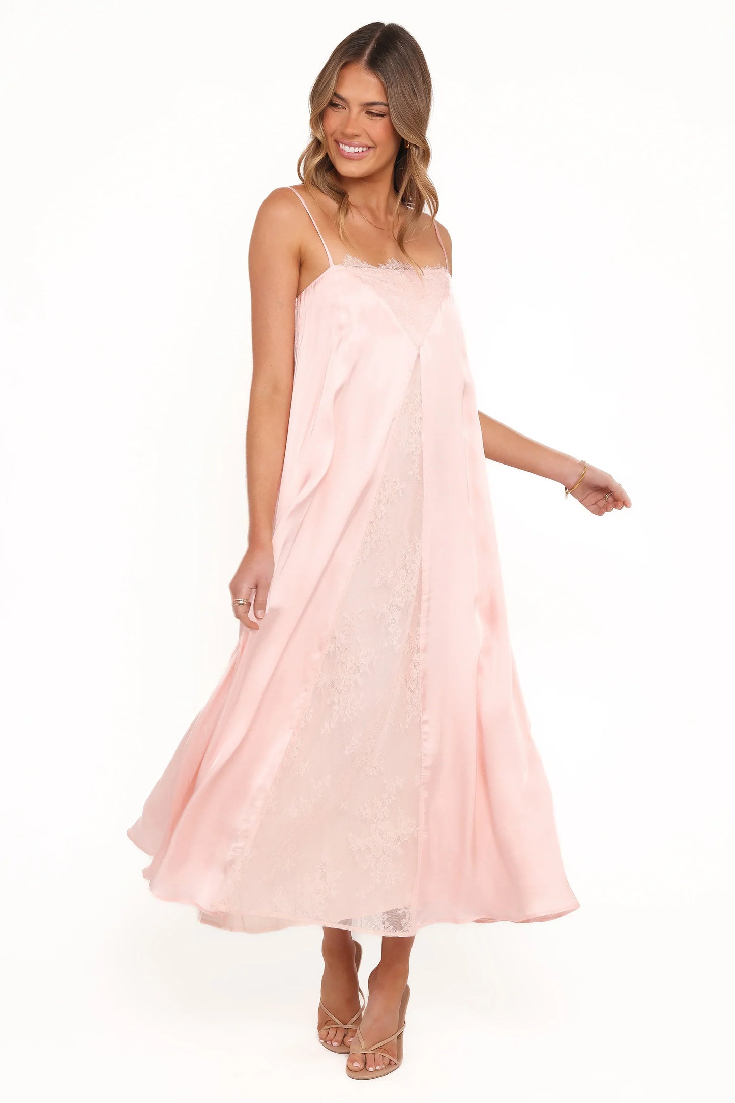 Halsey Midi Dress - Pink
