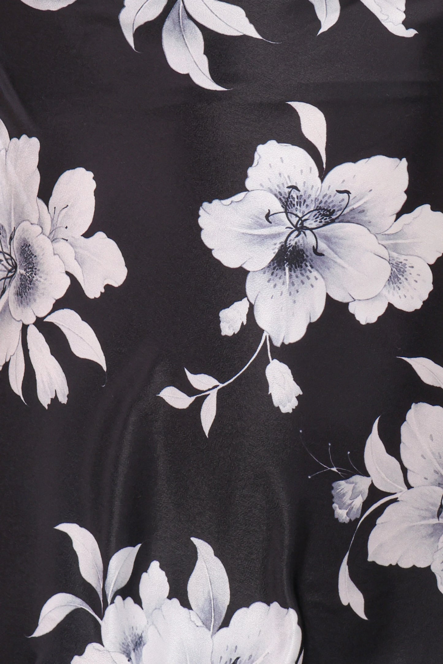 Freida Halter Midi Dress - Black Floral