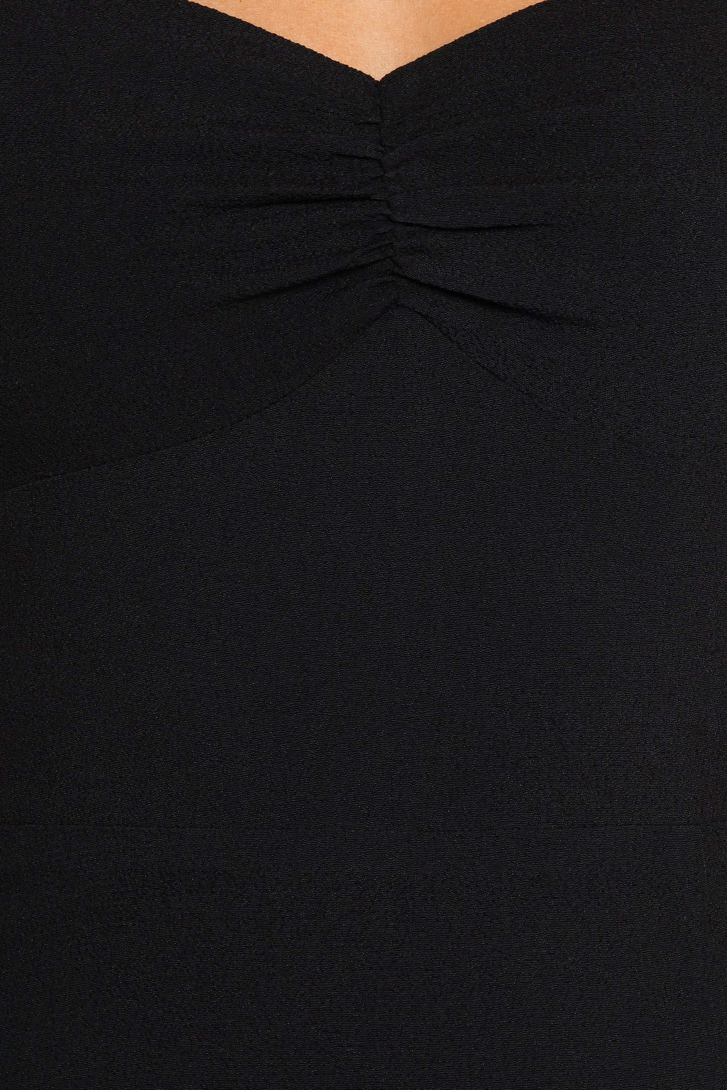 Franklin Long Sleeve Midi Dress - Black