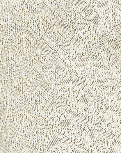 Ashtin Midi Dress in Pointelle Ivory