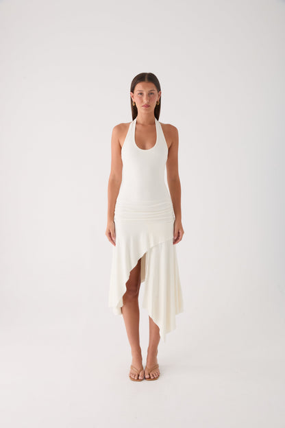 Alise Midi Dress - White
