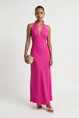 Aria Halter Maxi Dress