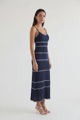 Catamaran Striped Maxi Dress