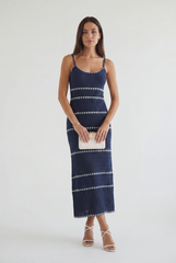 Catamaran Striped Maxi Dress