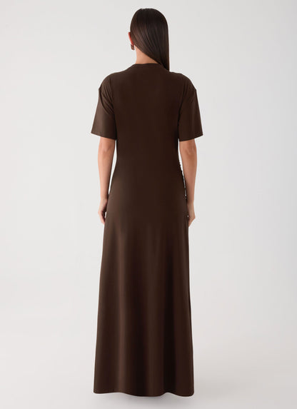 Celyse Maxi Dress - Chocolate