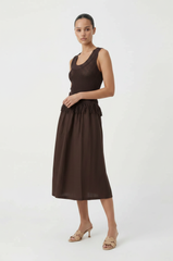 Chocolate Midi Dress