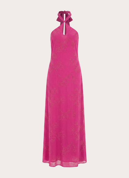 Cliffs Edge Maxi Dress - Berry Kiss