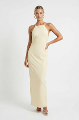 Elsie Maxi Halter Dress