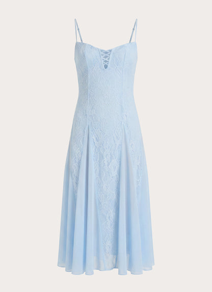 Erynda Midi Dress - Blue