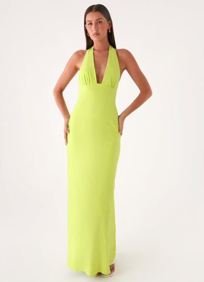 Feyric Maxi Dress - Apple Green