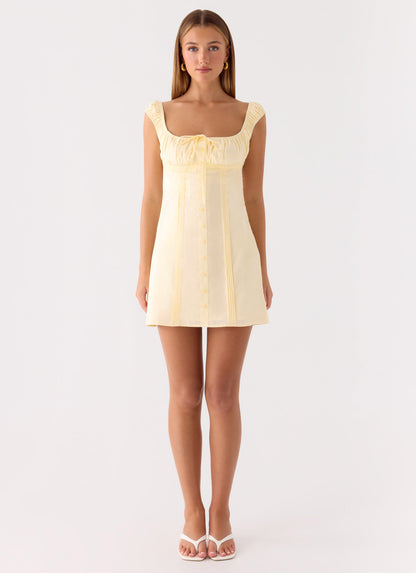 Fornarina Mini Dress - Lemon