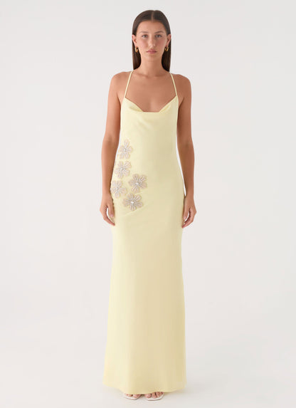 Joella Maxi Dress - Yellow