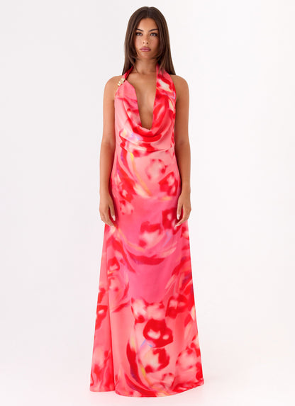 Lalia Maxi Dress - Sun Blushed Bloom