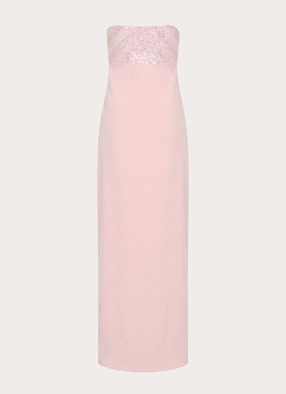 Lucienne Strapless Maxi Dress - Pink