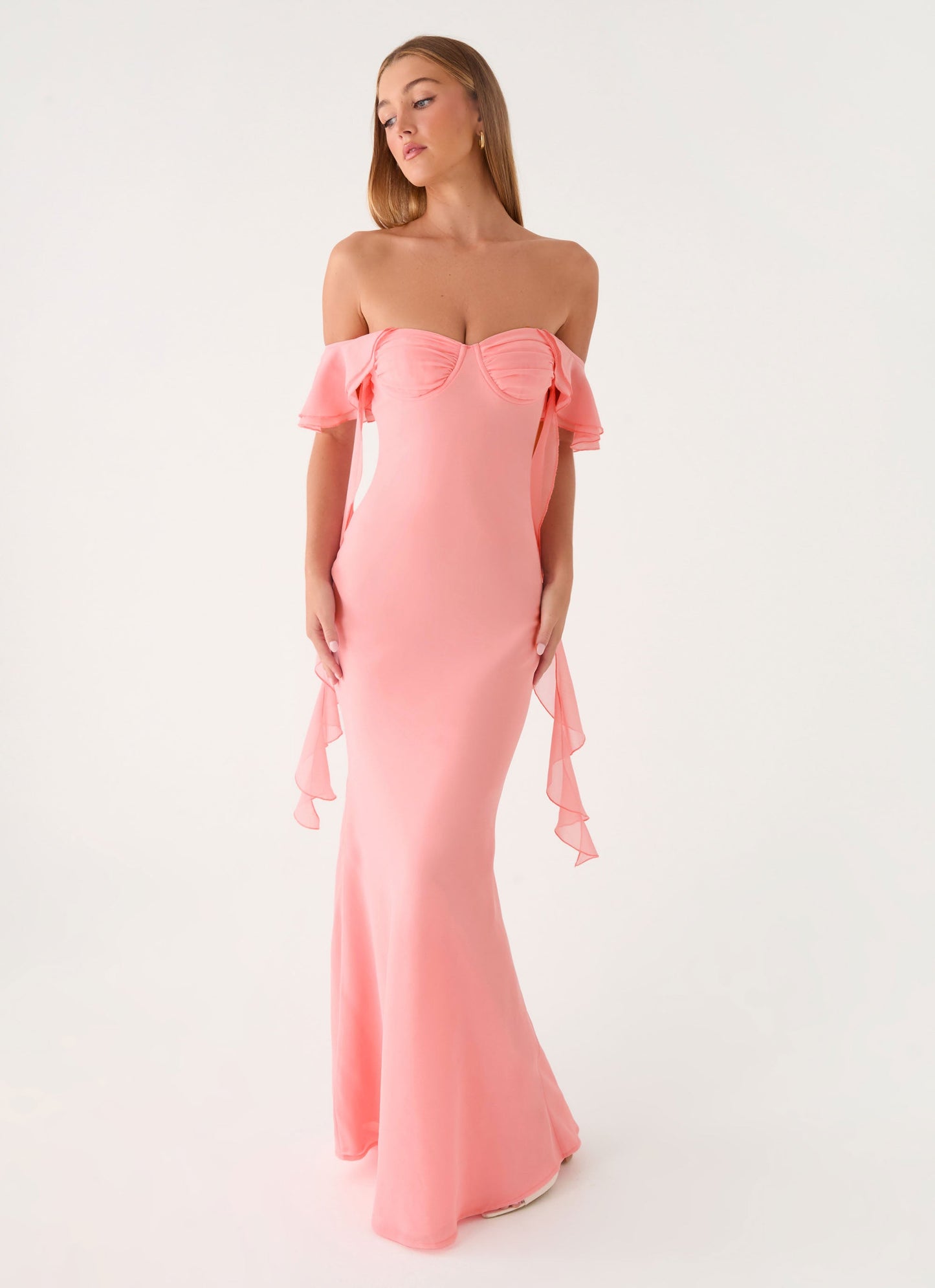 Maliyah Maxi Dress - Peach