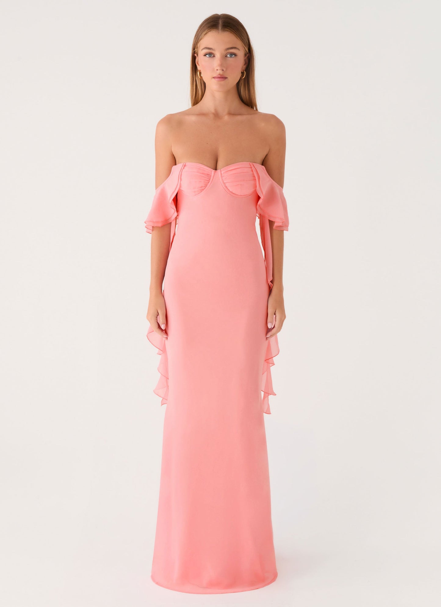 Maliyah Maxi Dress - Peach