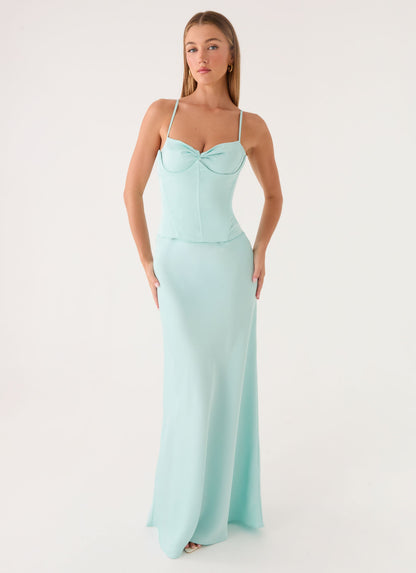 Merritt Maxi Dress - Aqua