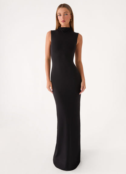 On My Time Maxi Dress - Black