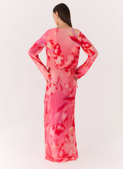 Rafaella Maxi Dress - Sun Blushed Bloom