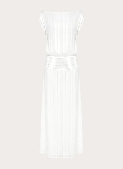 Rexi One Shoulder Maxi Dress - White