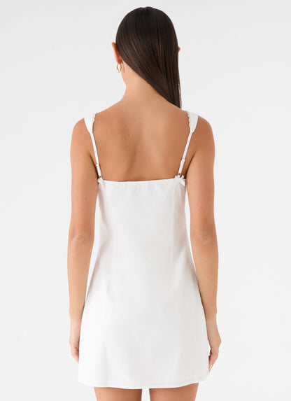 Riva Bella Mini Dress - White