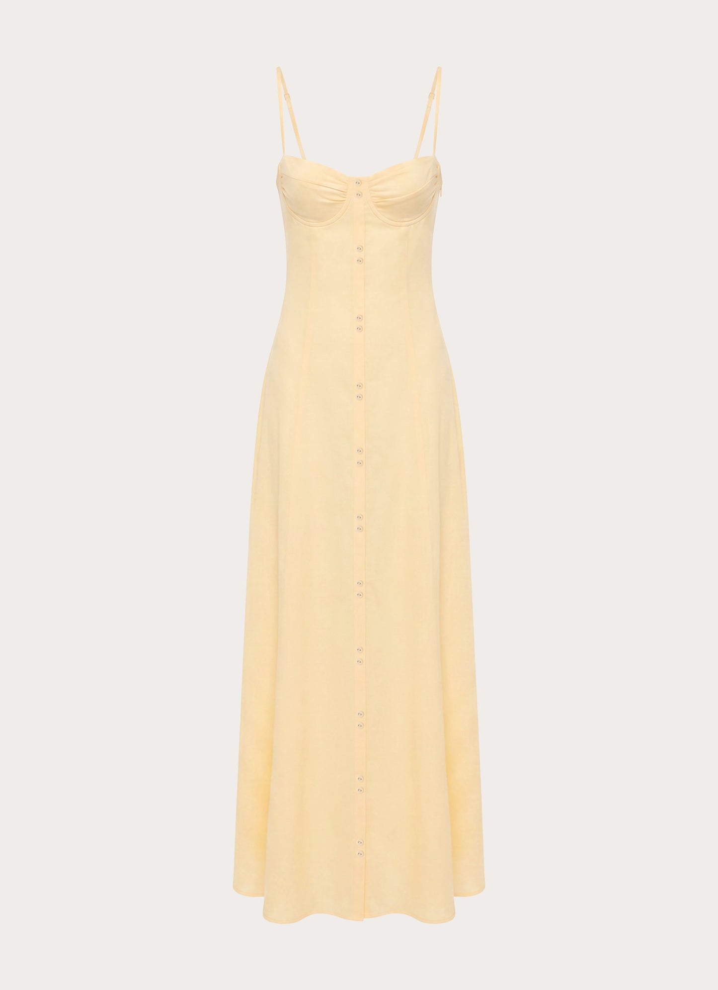 Samah Maxi Dress - Lemon