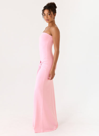 Sandrine Strapless Maxi Dress - Pink