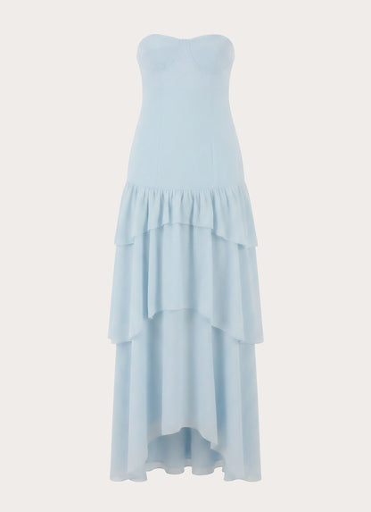 Sharn Strapless Maxi Dress - Blue