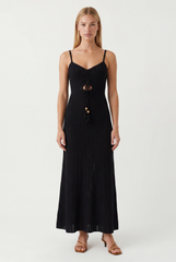 Sundra Crochet Midi Dress