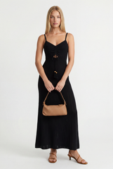 Sundra Crochet Midi Dress