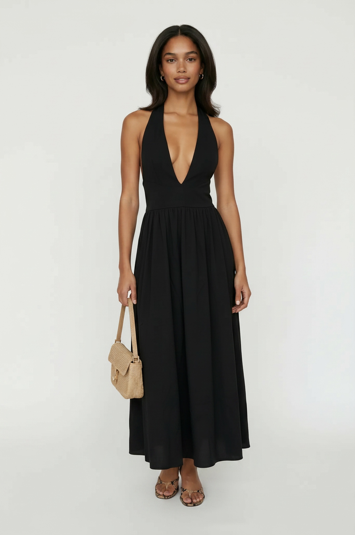 Nola Halter Maxi Dress