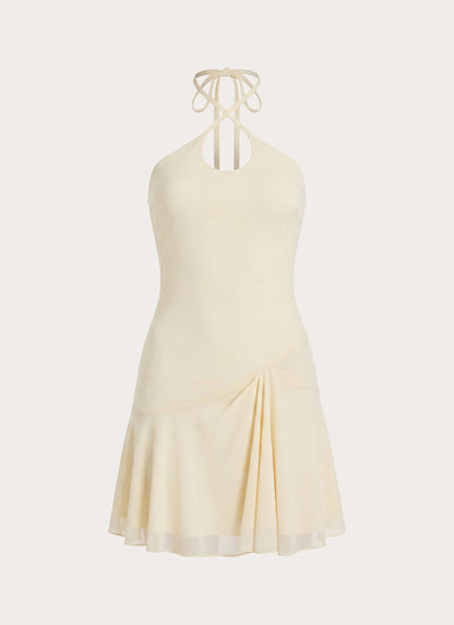 Vittoria Mini Dress - Baby Yellow
