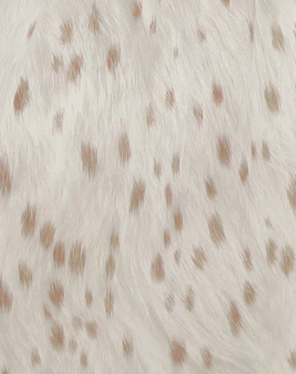 Yukio Bandeau Mini Dress in Ivory Bambi Print