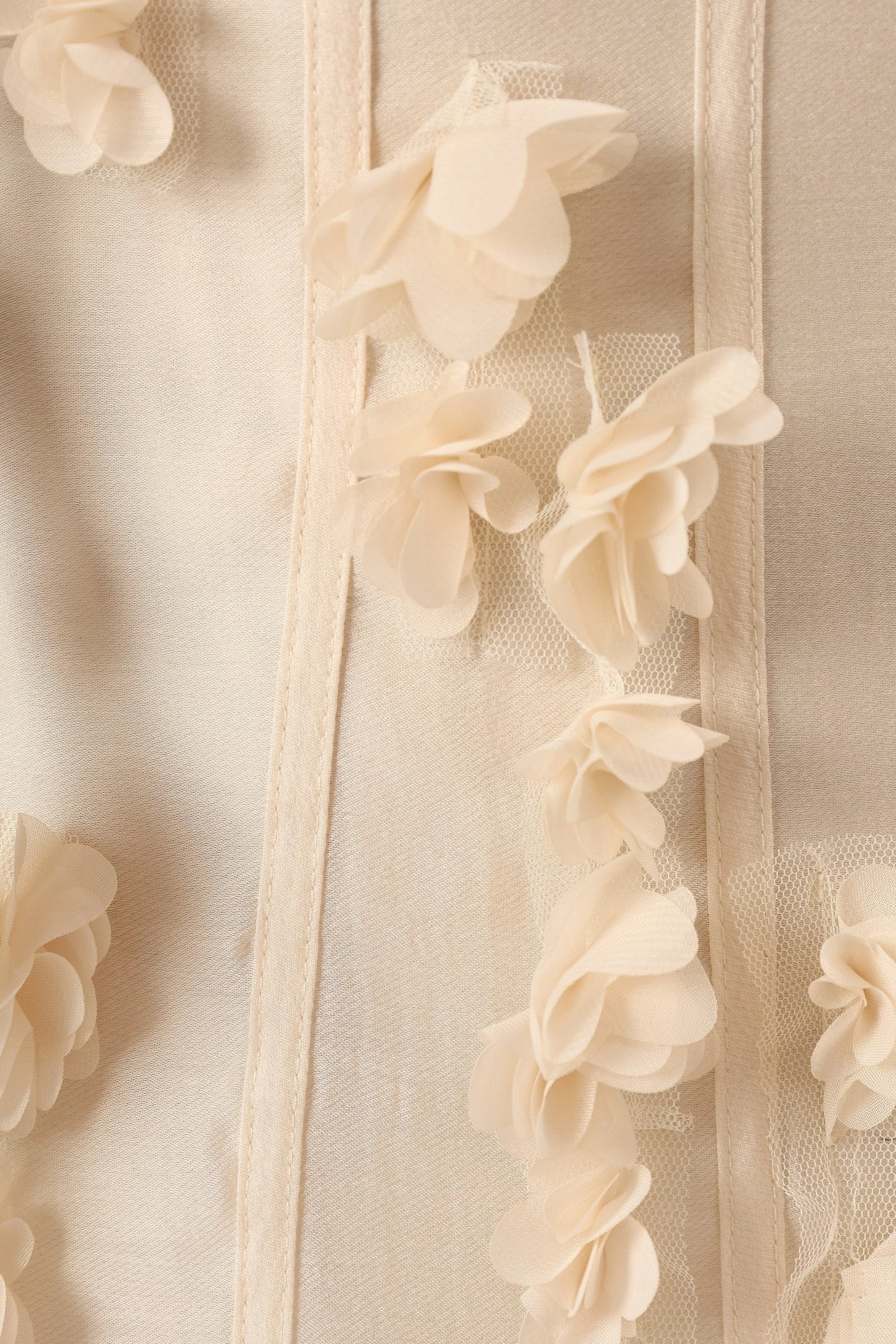 Posedly Midi Dress - Cream