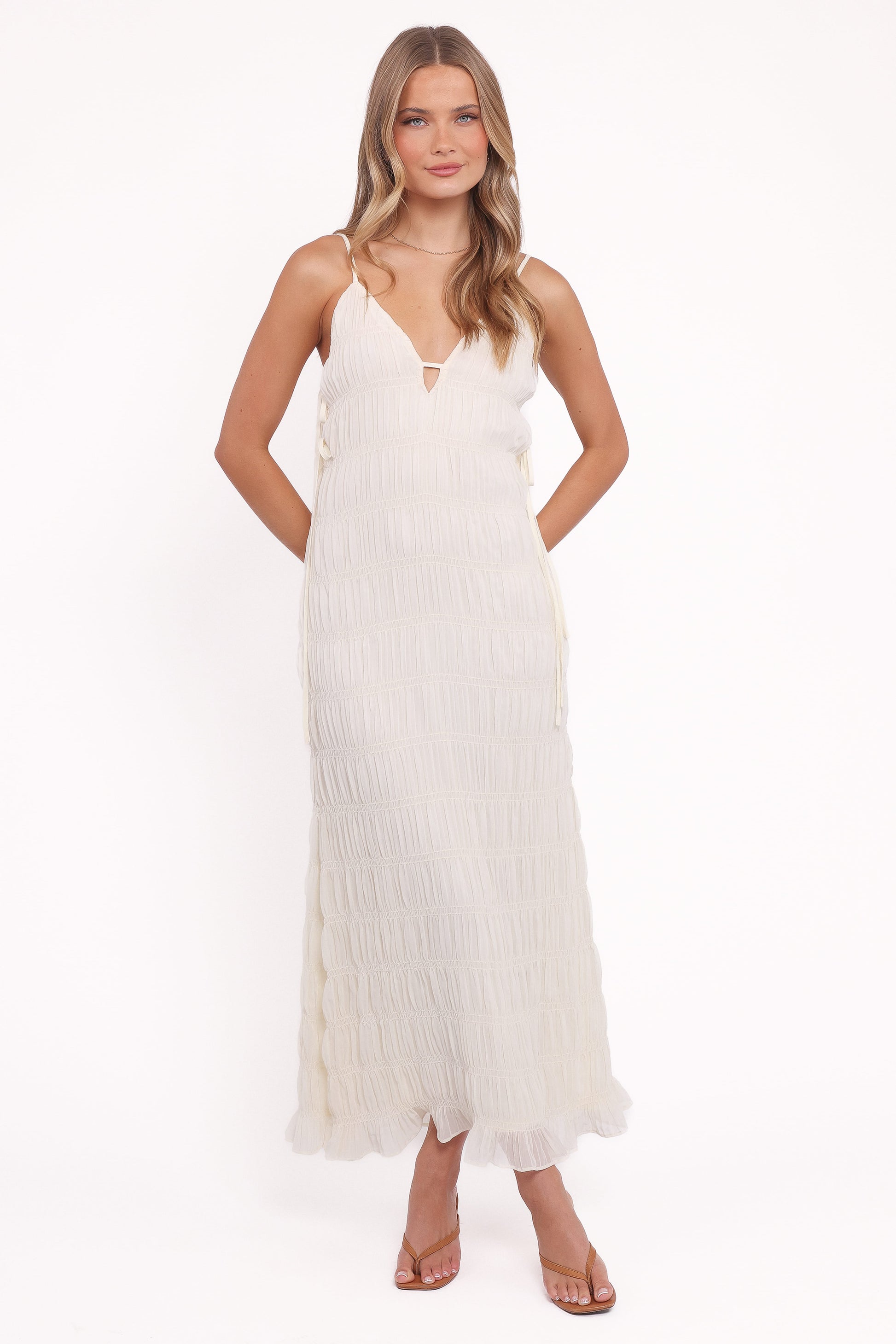 Seraphine Midi Dress - Cream